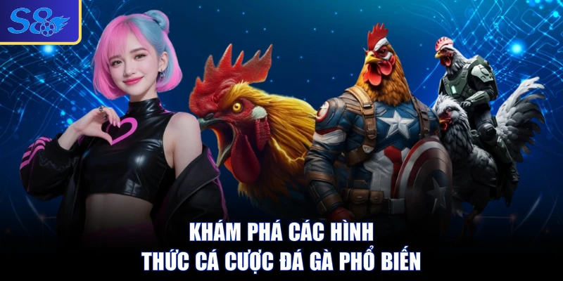 Khám phá các hình thức cá cược đá gà phổ biến