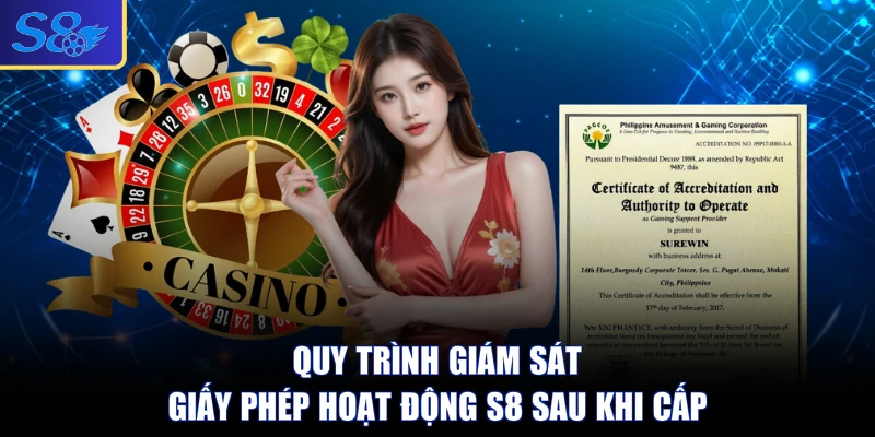 Quy trình giám sát giấy phép hoạt động S8 sau khi cấp